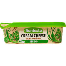 Сыр Бонфесто Кремчиз 140гр с наполнителем зелень 65%*6