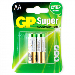 Батарейка Джи Пи 2шт Супер энергия АА GР15А-СR2*10