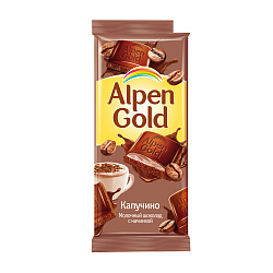 Шоколад Альпен Гольд 85гр капучино*21