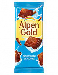 Шоколад Альпен Гольд 85гр молочный*22