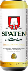 Пиво Шпатен Мюнхен Хеллес 0,45л 5,2% ж/б*24