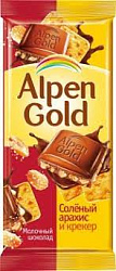 Шоколад Альпен Гольд 85гр арахис/крекер*20