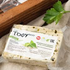 Продукт соевый Тофу с зеленью вес ТофуАмур