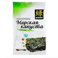 Морская капуста Виллс 5гр обжаренная со вкусом краба*32