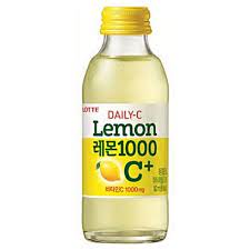 Напиток безалк негаз  Лотте Дейли-С 140мл Лемон 1000 витаминизированный *10 Корея