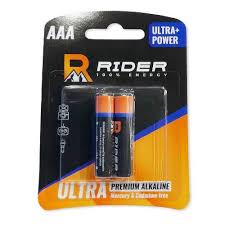 Батарейки щелочные Райдер ультра премиум ААА, LR03 2шт*2