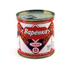 Продукт вареный молокосодержащий Тяжин 340 гр сгущеный с сахаром 8,5% с ЗМЖ*45