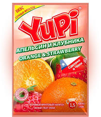 Напиток растворимый Юпи 12гр апельсин/клубника*24