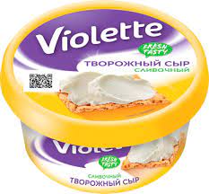 Сыр творожный Карат Виолетта 140гр сливочный*8 (БЗМЖ)