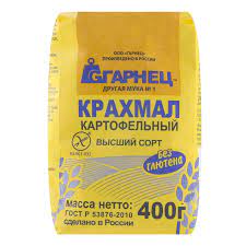 Крахмал Гарнец 400гр картофельный*6