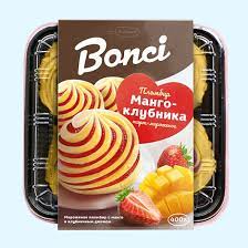 Мороженое Торт Эскимос 400гр Бончи манго /клубника*4