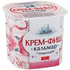 Паста из морепродуктов Крем-фиш 150гр кальмар/креветка*12