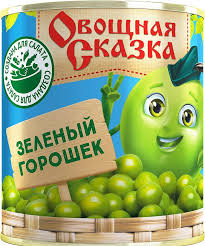 Горошек зеленый Овощная сказка 310гр ж/б*15