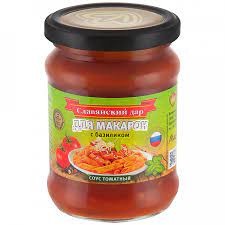 Соус Славянский дар 260гр томатный д/макарон с базиликом*8