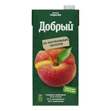 Напиток сокосодержащий Добрый 2л персик/яблоко*6