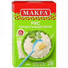 Крупа Макфа 5*80гр рис длиннозерный пропаренный*15