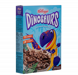 Завтрак сухой Динозавр 220гр Шоколадные лапы и клыки из злаков *10