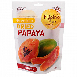Плоды Папайя 100гр сушеные Филипино Сан*24