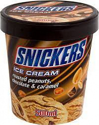 Мороженое Сникерс 340гр ведро*8 