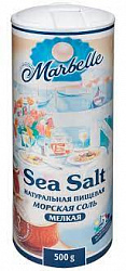 Соль Марбель 500гр морская пищевая мелкая*18
