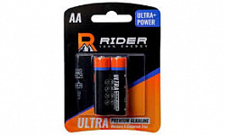 Батарейки щелочные Райдер ультра премиум АА, LR6 2шт*2