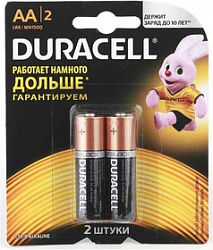 Батарейка DURACELL АА/2 LR6/MN1500 2шт