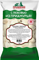 Вареники с творогом 450гр МиС 