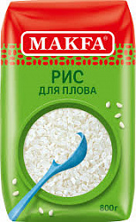 Крупа Макфа 800г рис для плова