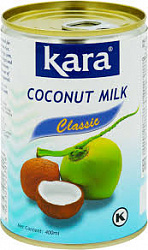 Молоко кокосовое Кара 400мл 17%*24