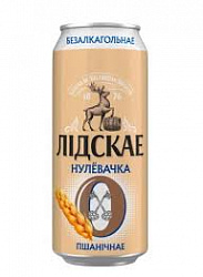 Пиво Лидское 0,45л Пшеничное б/а ж/б*24 Беларусь