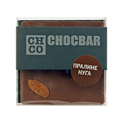 Шоколад ШокоБар 60гр Пралине Нуга/Молочный*32