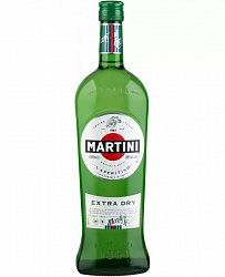Напиток ароматизированный виноградный Мартини Экстра Драй 1л 18% бел сух*6 Италия