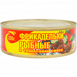 Фрикадельки в томатном соусе 235гр Вкусные консервы*48