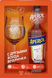 Напиток спиртной Апероль 0.7л 11% +бокал п/у*6 Италия