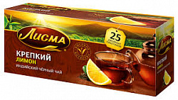 Чай Лисма 25пак Крепкий лимон*27