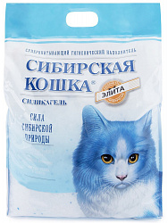 Наполнитель д/кошачьего туалета Сибирская кошка 16л Элит силикагель