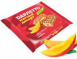 Мягкий десерт Дарлетто 288гр с суфле и фруктовой начинкой манго*6