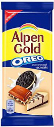 Шоколад Альпен Гольд 95гр молочный со вкусом чизкейка и печенья*19