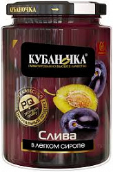 Компот Кубаночка 750гр Слива*8