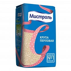 Крупа Мистраль 900гр Перловая*12