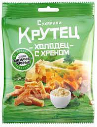 Сухарь Крутец 80гр со вкусом холодец с хреном*30