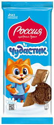 Шоколад Чудастик Молочный Шоколадное печенье 87гр Россия Щедрая Душа*20